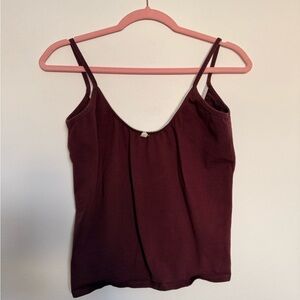 Rat Boi Scoop Back Cami in Bordeaux